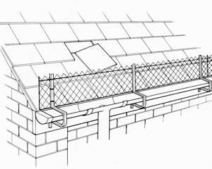 схема ограждения крыши